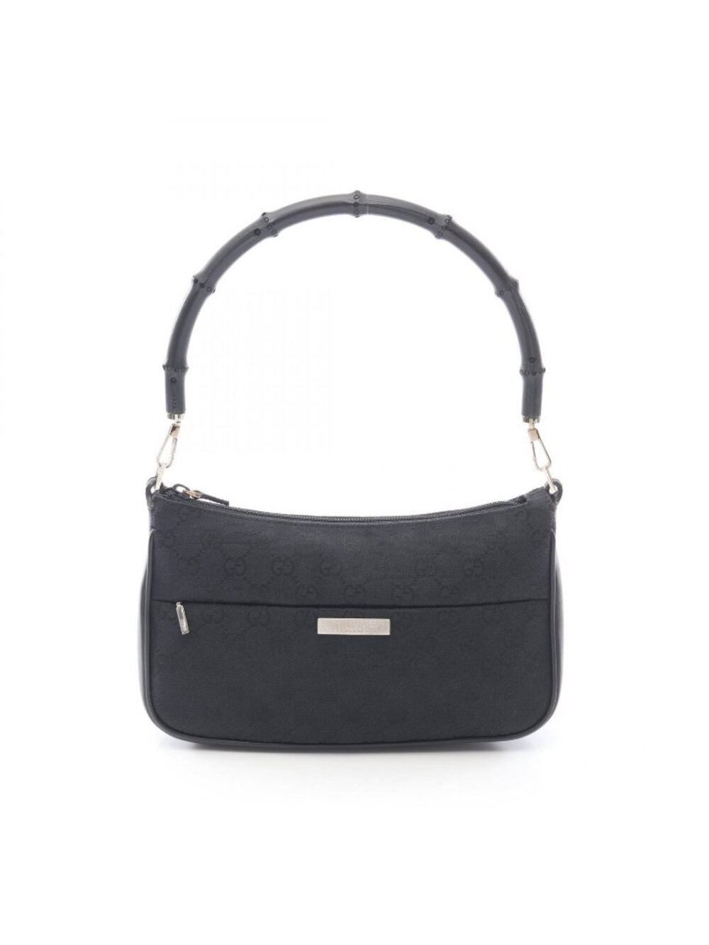 Gucci Handbag Bamboo GG Canvas 001 Black
